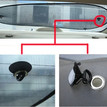 

Practical Black Rear Side Window Mesh Sunshade Screen Sunshade Car Sunshade Uv Protection Rear Window Protective Cover
