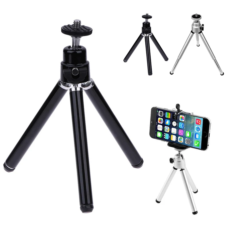 Mini Phone Camera Photography Tripod Desktop Selfie Photo Stand for Cellphone Camera Camcorder Photography Selfie Bracket Tool