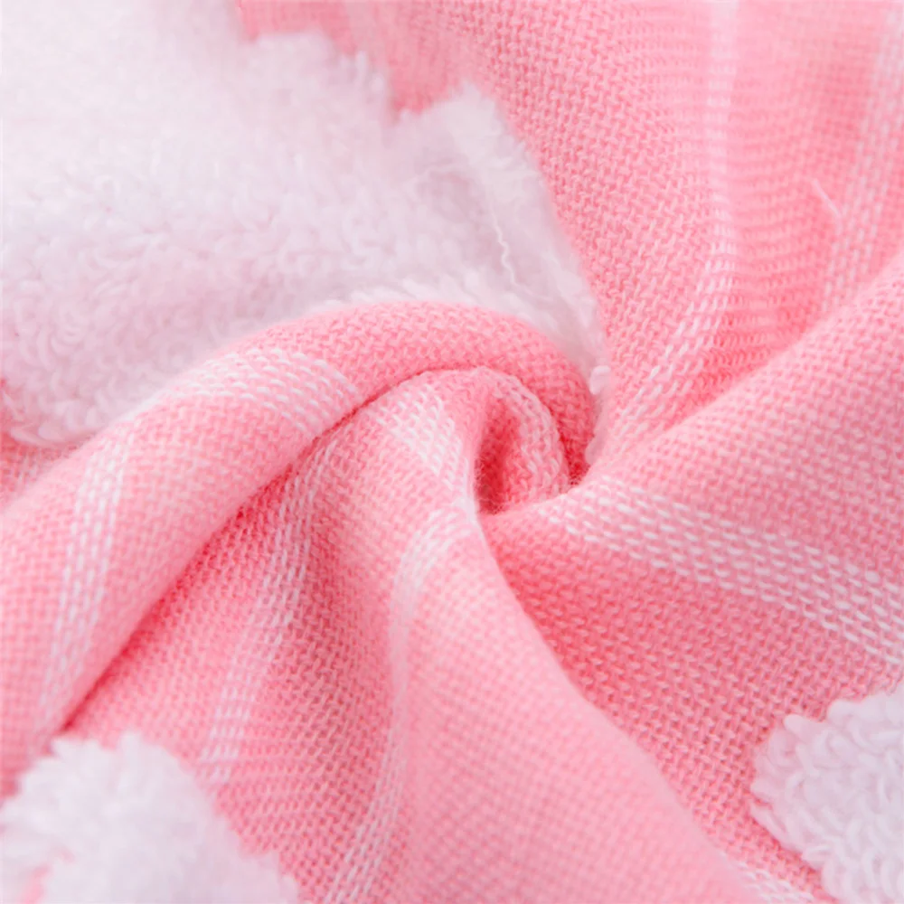 Baby Cotton Soft Hand Towel 30*30cm Home Cleaning Face For Baby Towel Infant Cartoon Dog Handkerchief Towels
