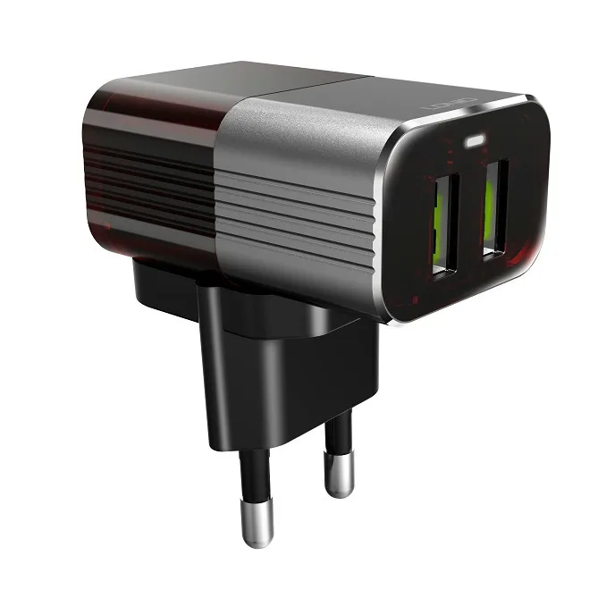 

Ldnio Force Denau 2.4A Double USB Charger Applicable Mobile Phone Apple Travel Direct Charging A2206 Charger