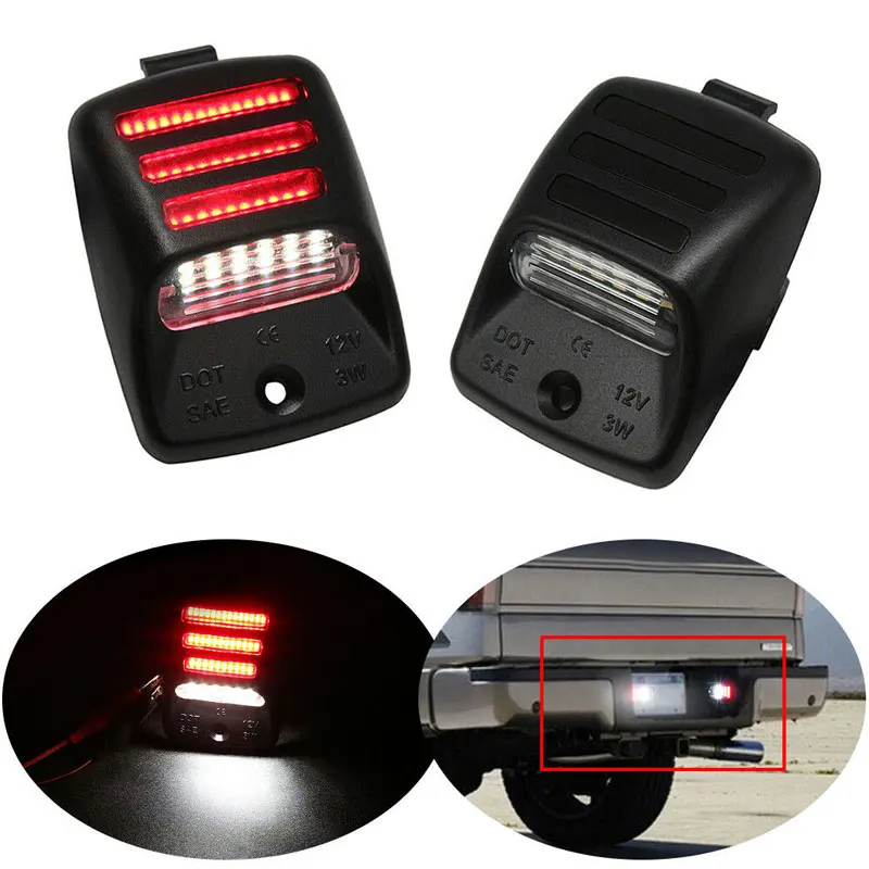 2x6000 K 18SMD светодиодный светильник номерного знака для 2005-15 Toyota Tacoma Tundra