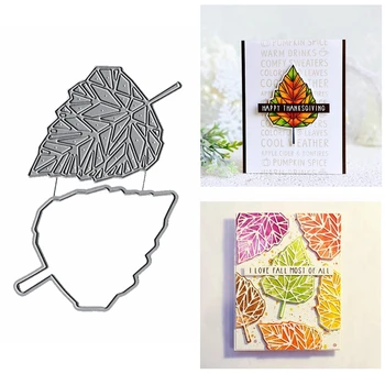 

Metal Cutting Dies Stencil Birch Leaf Outlines For Craft Paper Cards DIY Scrapbooking Making Template Die Cut 2020 Hot Sale