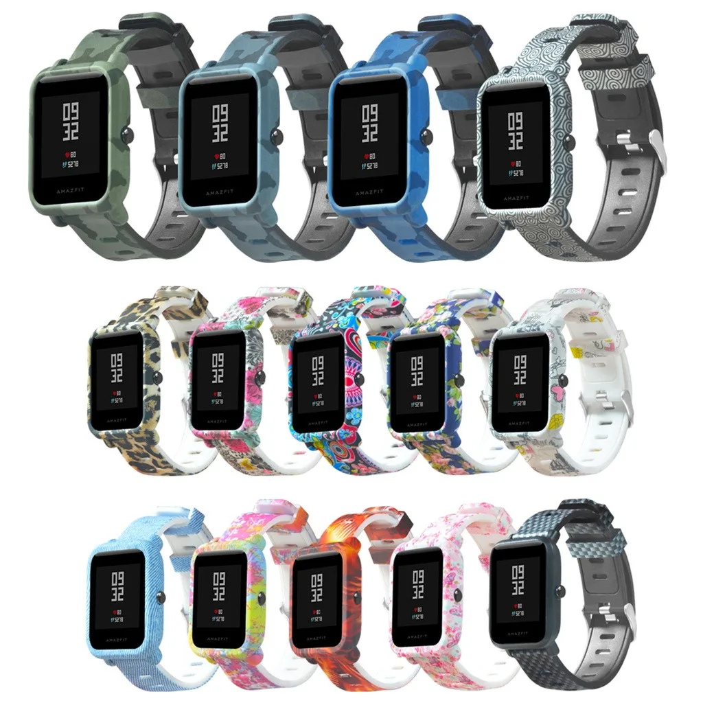 Спортивные силиконовые часы ремешок на запястье для Xiaomi Huami Amazfit Bip Youth/LITE Часы