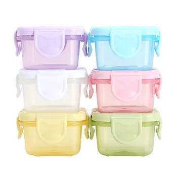 

6pcs Baby Food Storage Freezer Containers BPA-Free Airtight Small Plastic Containers with Lids Baby Food Storage Containers
