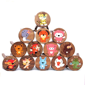 

baby eating seat dining stool solid wood study desk chair portable creative cartoon children's stool room change shoes stool