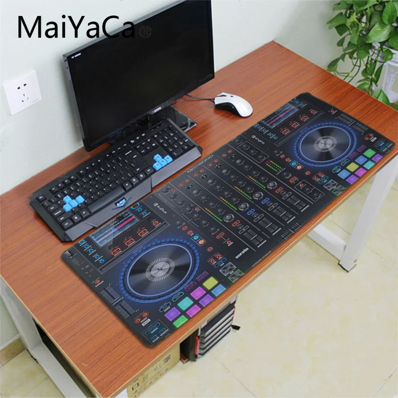 Maiyaca DJ ручным приводом игровой коврик для мыши Скорость коврик для мышь Notbook компьютер Мышь Pad High-end геймера на популярный ноутбук Мышь коврик - Цвет: Lock Edge 30x60cm