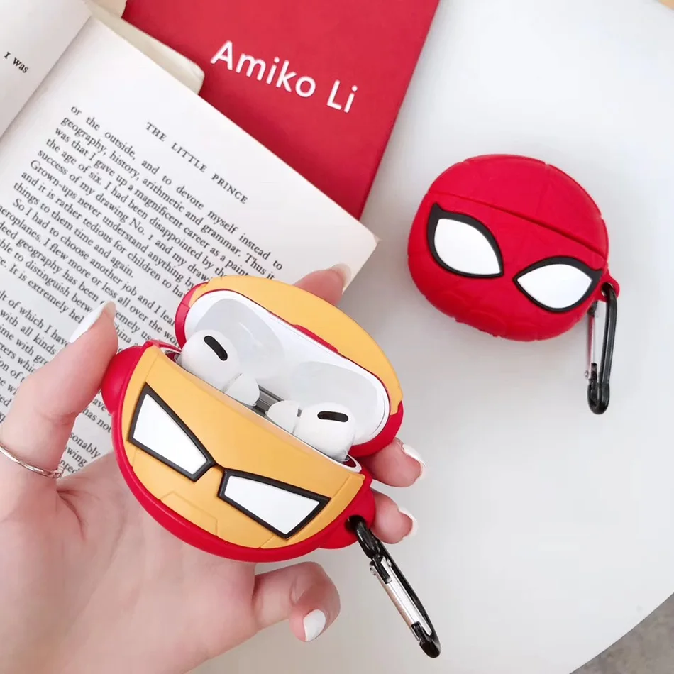 3D чехол для наушников для Airpods Pro Чехол силиконовый милый кот крокодил Мультяшные наушники/Earpods чехол для Apple Air pods Pro 3 чехол s