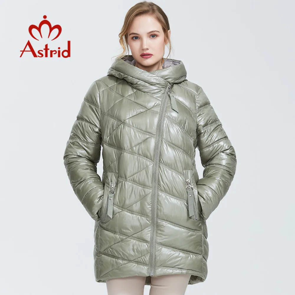 Astrid 2019 Зима новое поступление пуховая куртка женская верхняя одежда светлый цвет