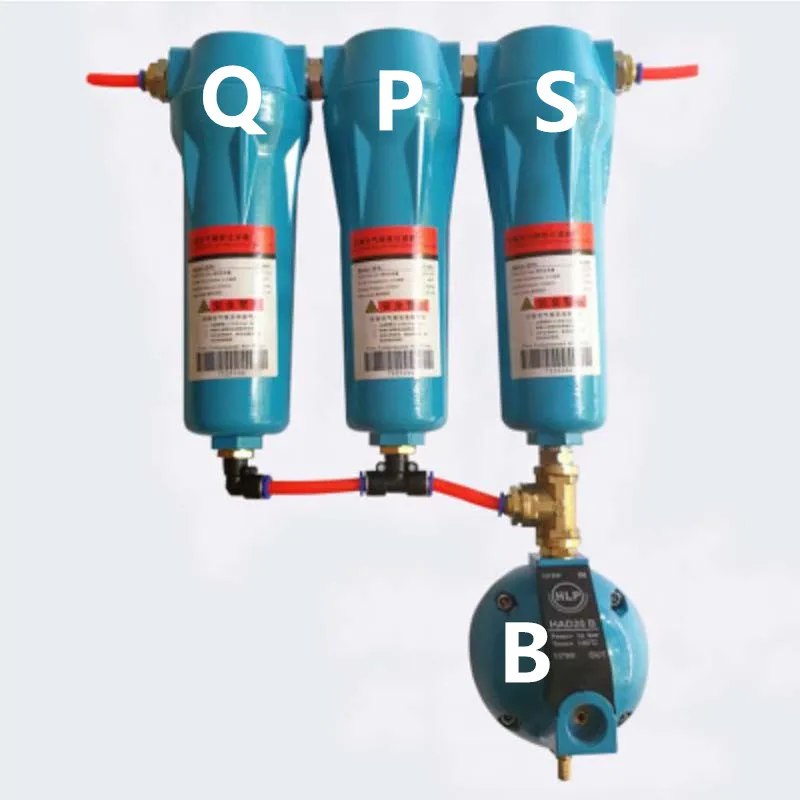 Автоматический сухой 3/" высококачественный масляный водоотделитель 015 Q P S C аксессуары воздушного компрессора прецизионный фильтр для сушки сжатого воздуха