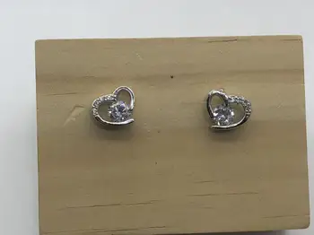 

Irregular Shape Connect To Zircon Crystal Women S925 Pure Silver Anti Allergy Trendy Elegant Temperamen Lover Gift For Female