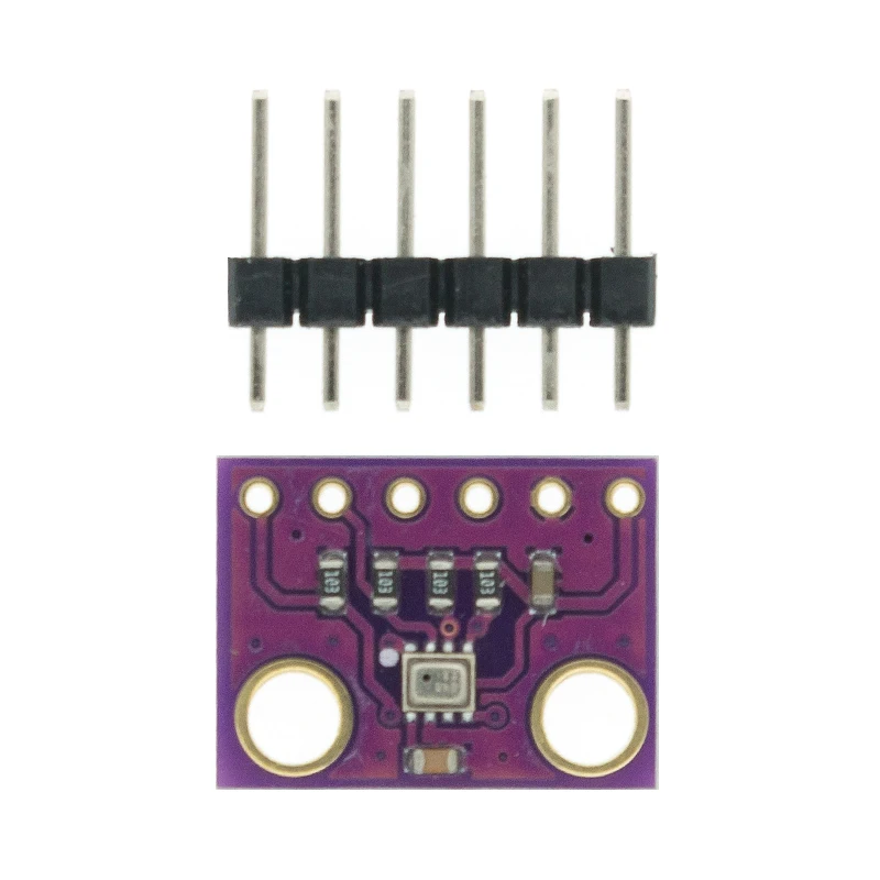 Vue de dessus du module capteur barométrique BMP280 ou BMP180 affichant le circuit imprimé
