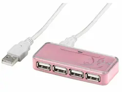 Hama – HUB USB 2.0 1:4, 4 sections, pour ordinateur portable 