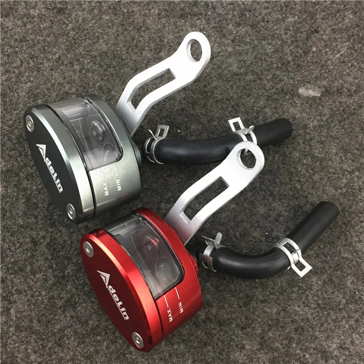 

Universal CNC Motorcycle Brake Fluid oil Reservoir Cup tank +support bracket FOR YAMAHA HONDA kawasaki