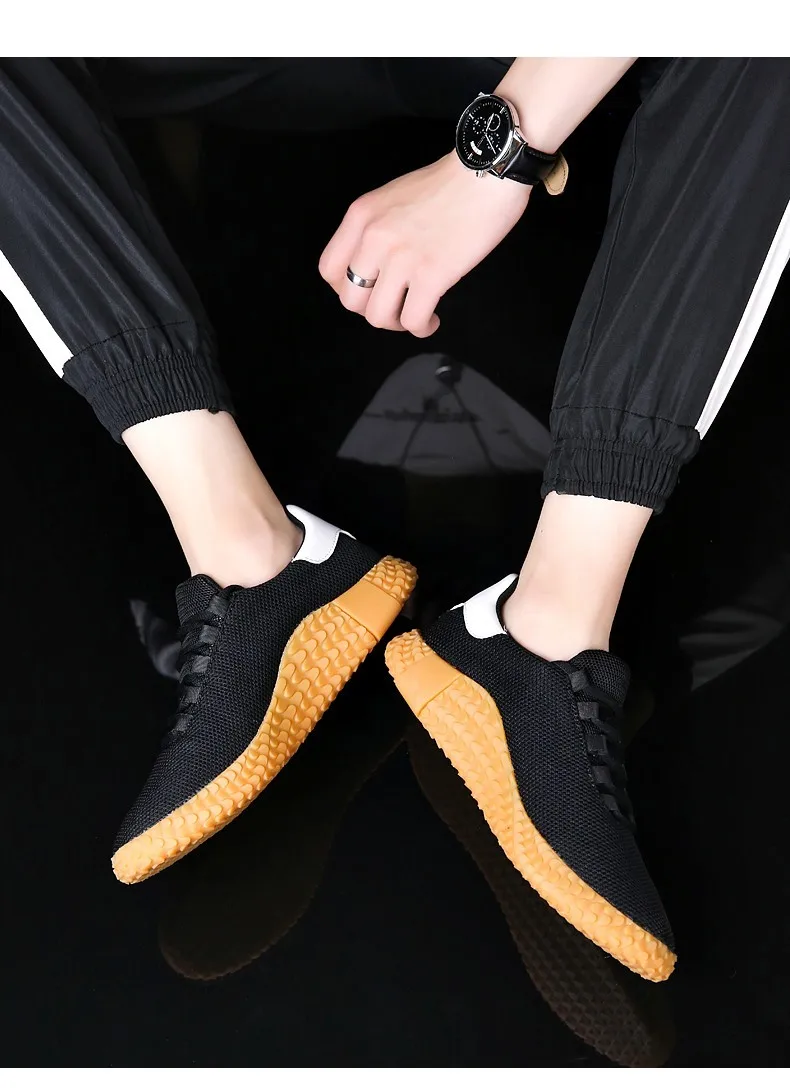 Xiaomi Flyknit/мужская повседневная обувь; Классическая простота; Мужская Спортивная обувь; резиновые кроссовки; Лидер продаж года; дышащие кроссовки для бега;