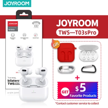 

Joyroom T03 Pro TWS Wireless Headphones Newest version Bluetooth earphone Earbud True wireless noise cancelling Airpodering pro