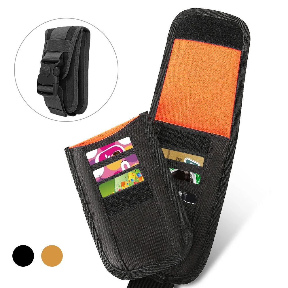 

Tactical Double-layer Phone Pouch Bag Molle Mobile Phone Pouch Holster Card Bag Military Hunting Belt EDC Molle Waist Bag Nylon