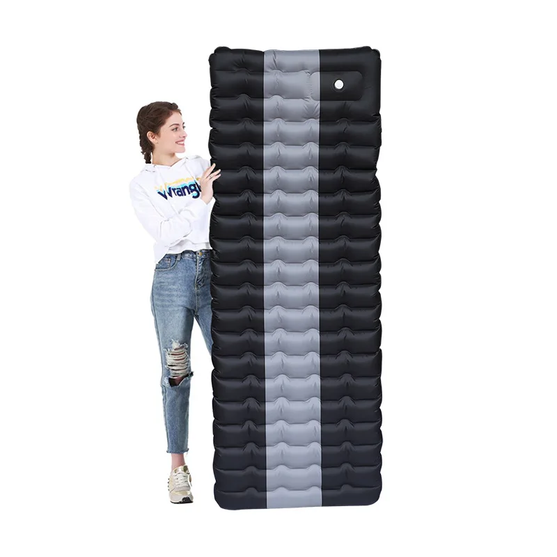 

Cross Border Amazon New Products Hot Selling Extra-large Moisture-Proof Ultra-Light Inflatable Mattress Foot Push Air Cushion Ma