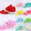 Good Value Wholesale 100Pcs 8mm Pompoms Soft Pom Poms Fur Ball Arts Toys Crafts DIY Apparel Sewing Fabric Supplies Wedding Home Decoration 4000182209680