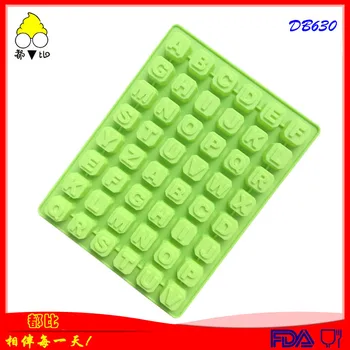 

than 48 Even Star English Lettered Silicone Chocolate Mold Handmade DIY Ice Grid Mold with Numbers Handmade Soap Mold