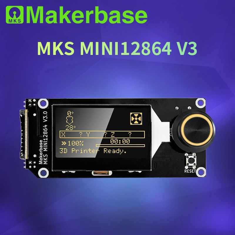 Makerbase-tela de Lcd com Display Inteligente para Impressora 3d Peças para Cartão sd Mini 12864 - Imagem 5