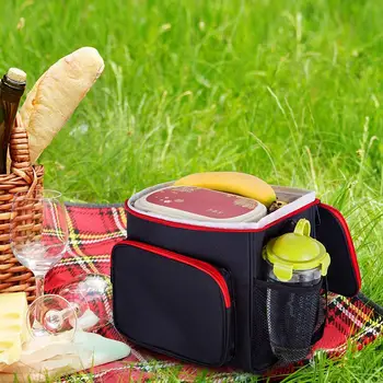 

Lunch bags for women Black bags Insulated Lunch Bag For Women Men Cooler Kids Tote Food Picnic Thermal Lunch Box