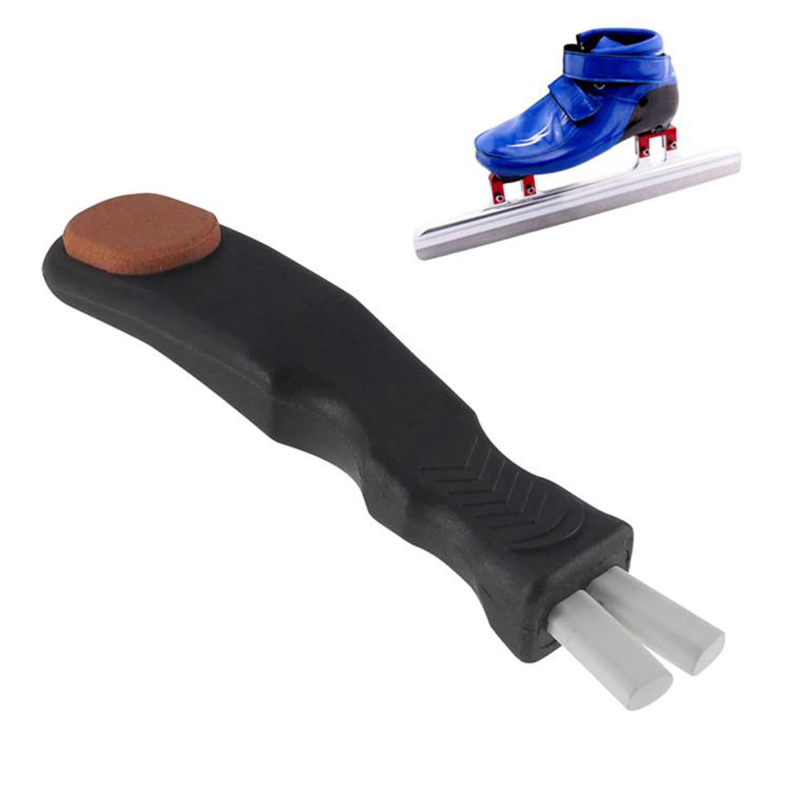 Ice Skate Edge Blade Sharpener Manual Knife Grinder Hockey Sharpening Stone