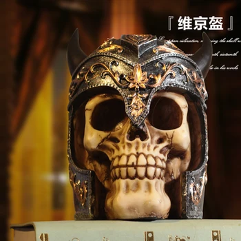 

An office skeleton model bar and cafe decorated with Spartan European-style crafts aquarium design simulation statue high-grade