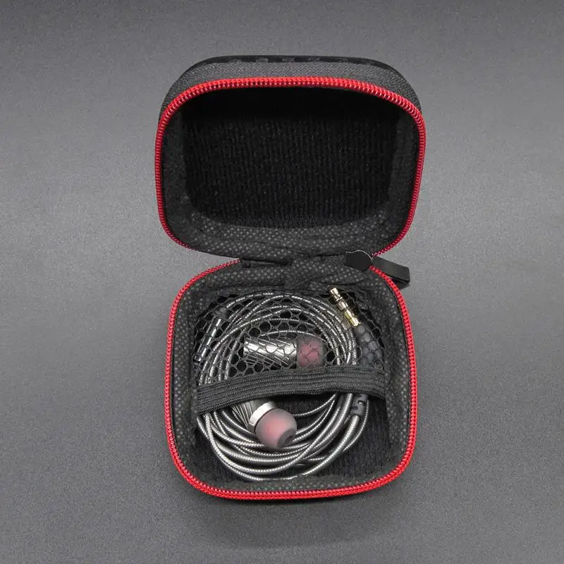 

Kuulee EVA Earphone Storage Box Data Cables Changes Case Pocket Headphone Case Container Portable Travel Organizer