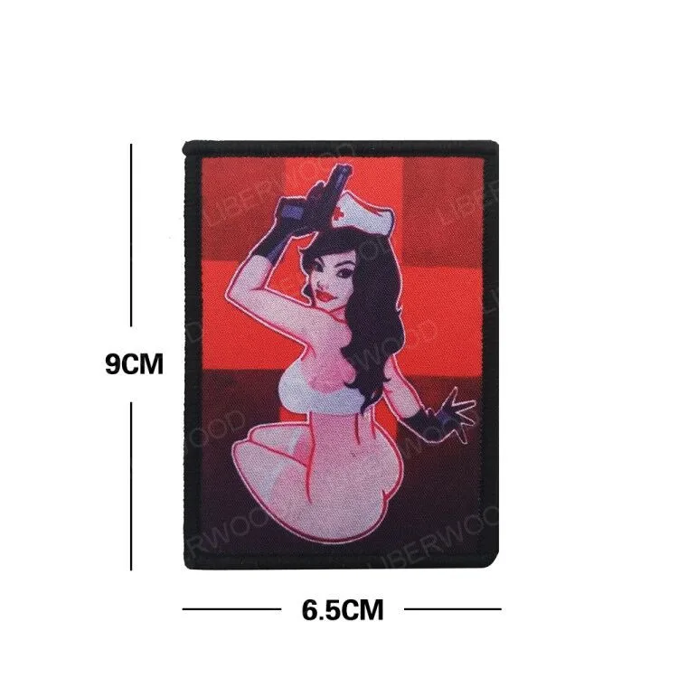 Чем громче Вы кричите, тем быстрее мы приедем в военные Pinup Girl Morale Patch медсестры медик EMT EMS Тактический вышитый крючок патч