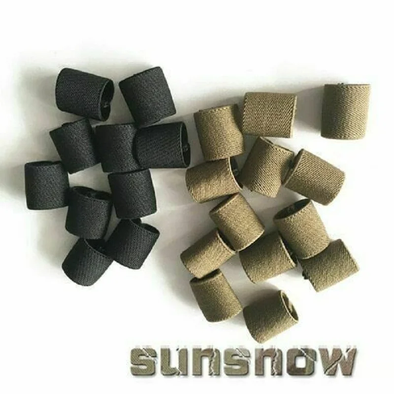 5Pcs Elastic  Belt Loop Keeper Tactical Elastic Belt Keepers 25mm