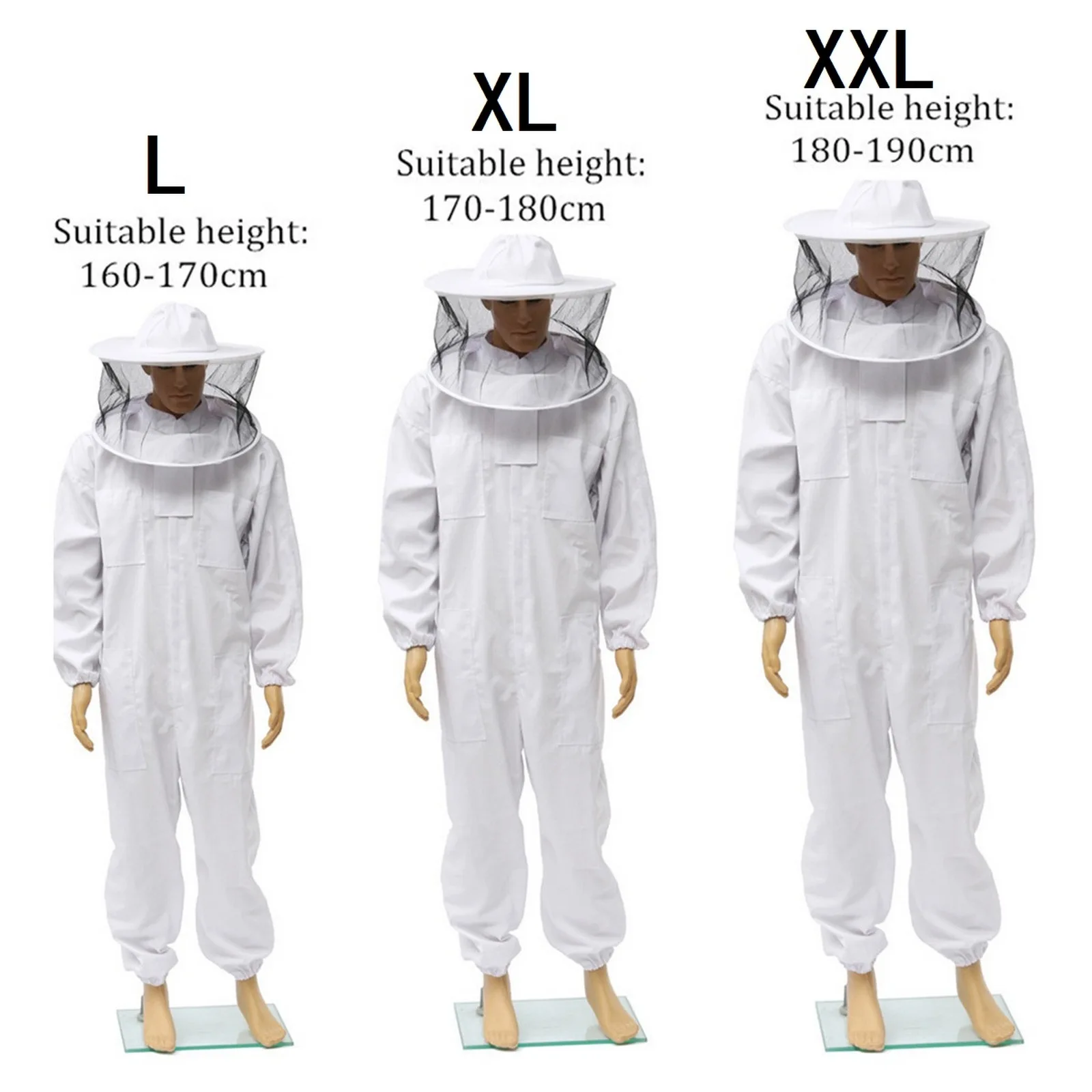 2019 New Breathable Beekeeping Clothing Protective Jacket Anti-Bee Suit Clothing 