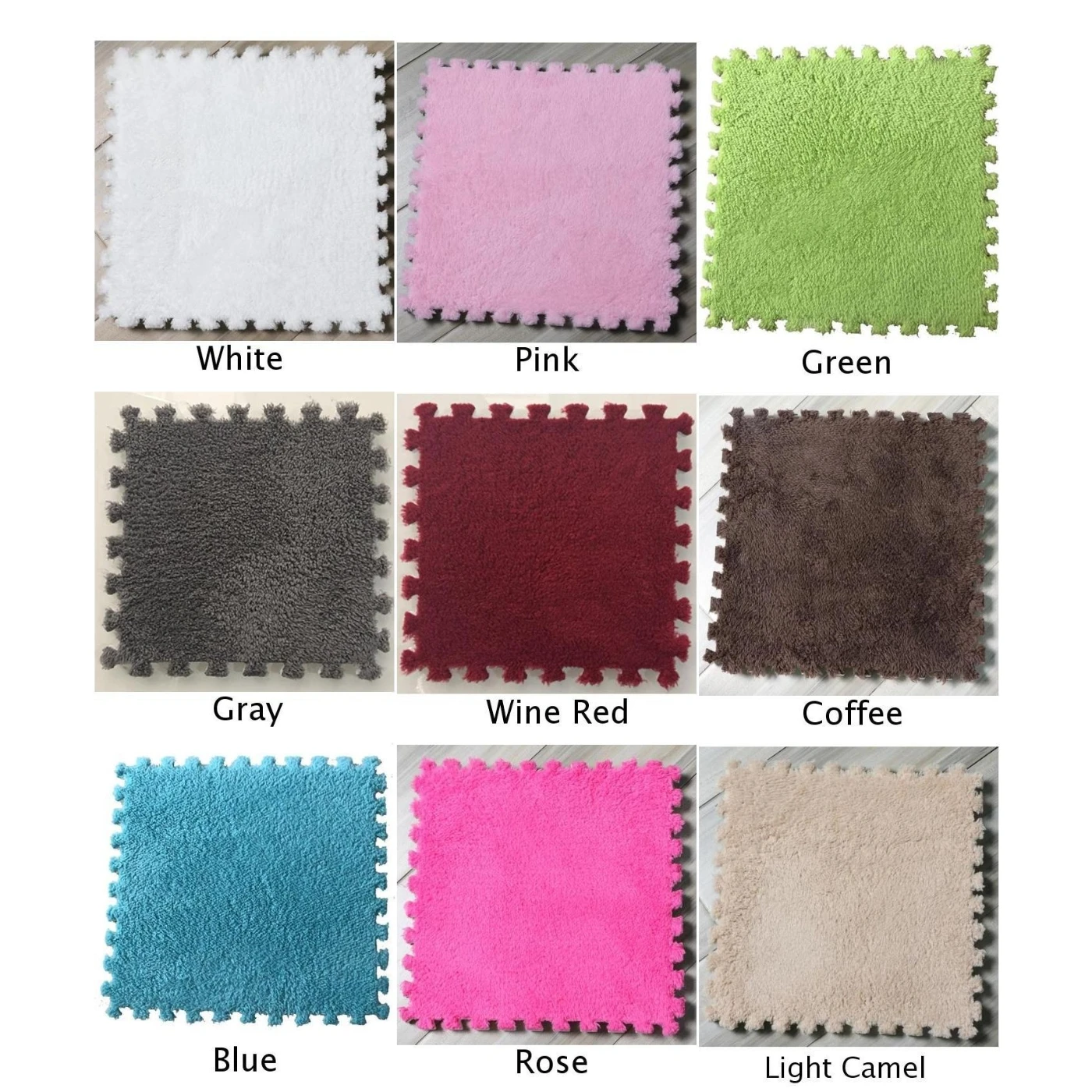 Room Foam Mat Crawling 1X Eva Foldable Carpet Patchwork Bedroom Toddler 30X30cm Living Kids 5