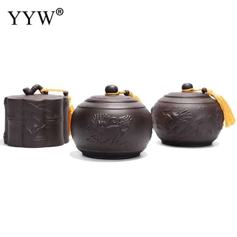 

Tea Box Tea Jar Storage Holder Tea Caddies Coffee Powder Organizer Cans Ceramic Tea Canister Jar Container Chinese Theedoos