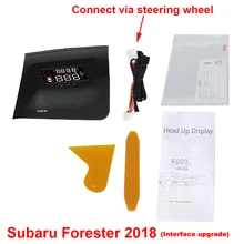 Hud Head Up Display Voor Subaru Forester 2018 Speciale Auto Gewijd Originele Data En Real Time Display