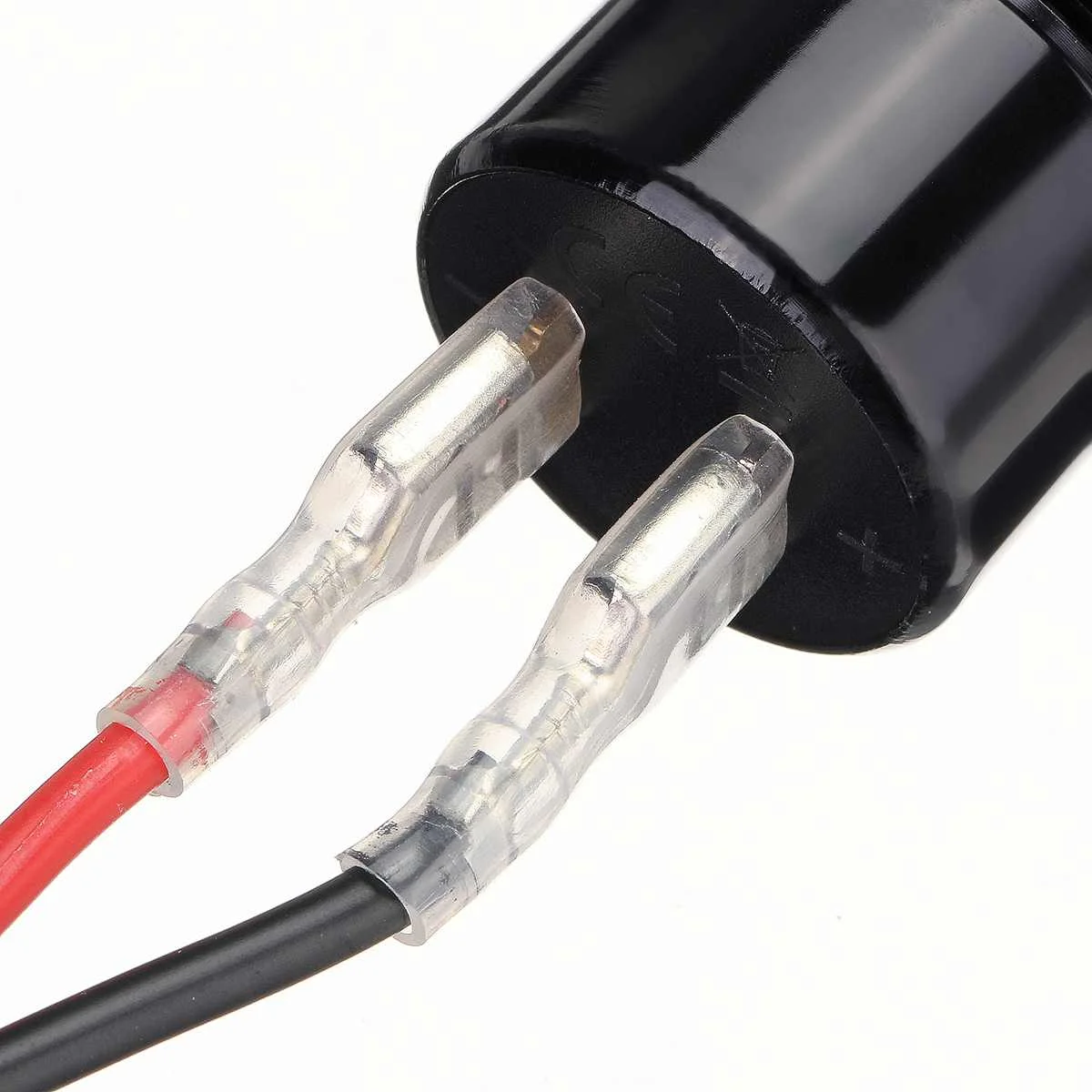 ABS 12 V-24 V мотоцикл Водонепроницаемый QC 3,0 двойной USB супер-быстрая зарядка с красным Вольтметр для автомобилей мотоциклов RV внедорожник лодки
