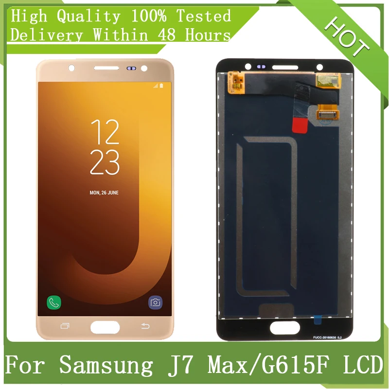 5 7 &quotSuper AMOLED для Samsung Galaxy J7 MAX G615 G615F G615FU ЖК дисплей сенсорный экран дигитайзер