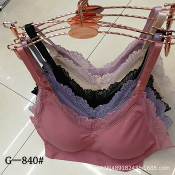 

Seamless Sports Adjustable Straps Bra Underwear Non-Steel Ring Elasticity Large Size Lace Back Buckle WOMEN'S Underwear