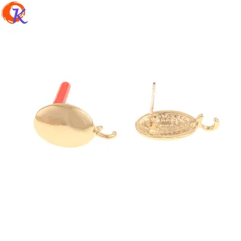 

Cordial Design 100Pcs 10*17MM Jewelry Accessories/Hand Made/Earrings Stud/Soft Pin/Oval Shape/DIY Making/Earring Findings