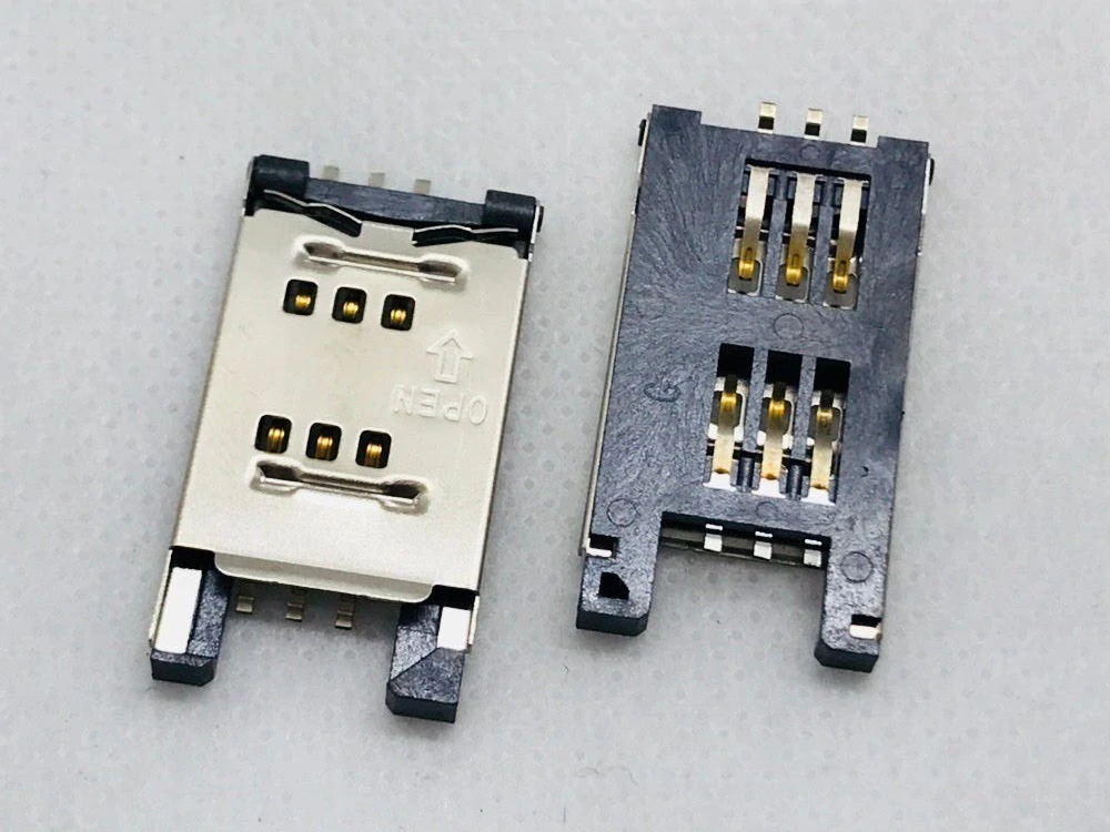 

POS Machine GPS Navigation Big SIM Flip Card Socket Patch 6/8PIN Domestic Smartphone Slider PCB Board FPC ZTE Oneplus OPPO VIVO