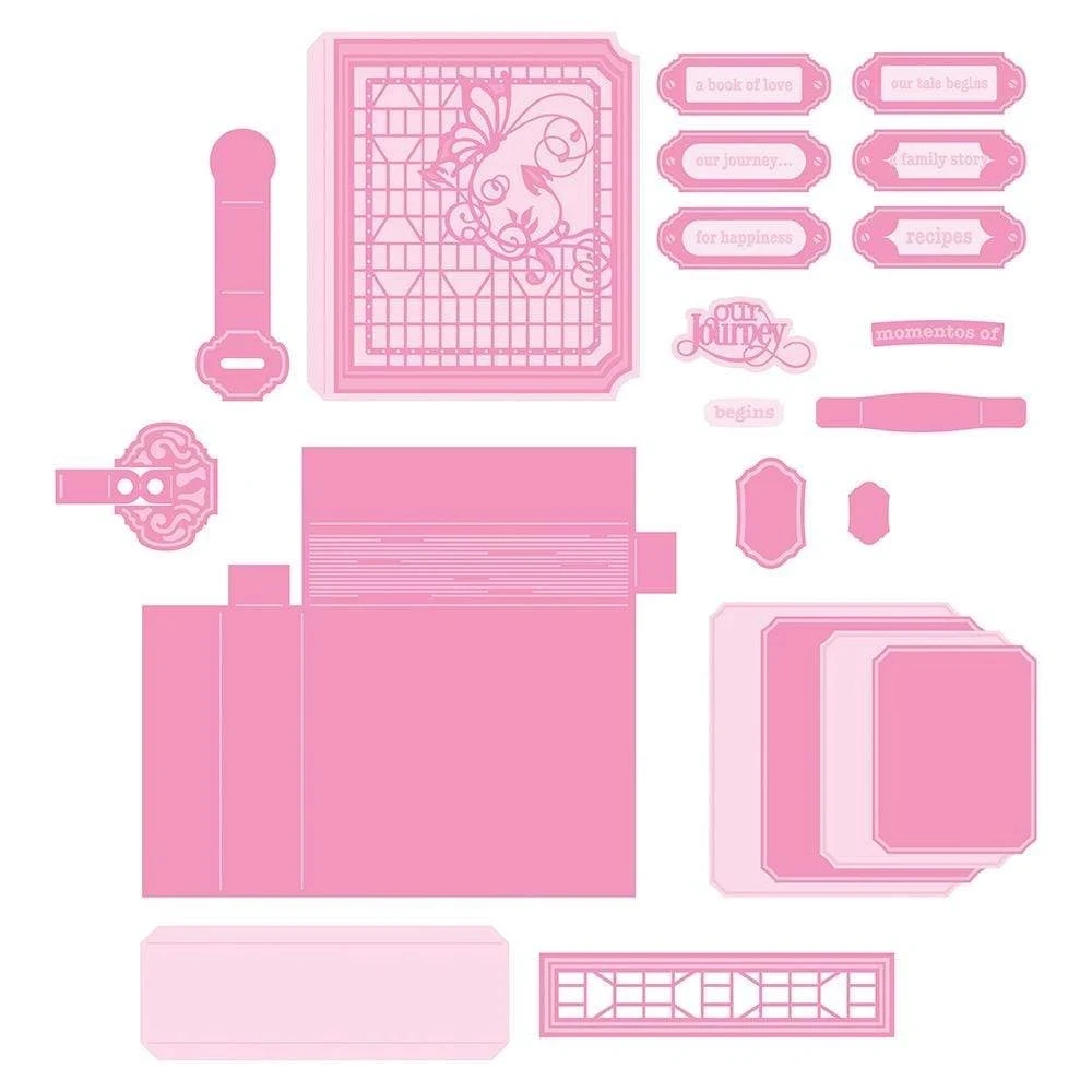 Metal kesme ölür cut tamamen tomes hediye kutusu kalıp kartı koleksiyon defteri kağıdı zanaat bıçak kalıp bıçak yumruk şablonlar