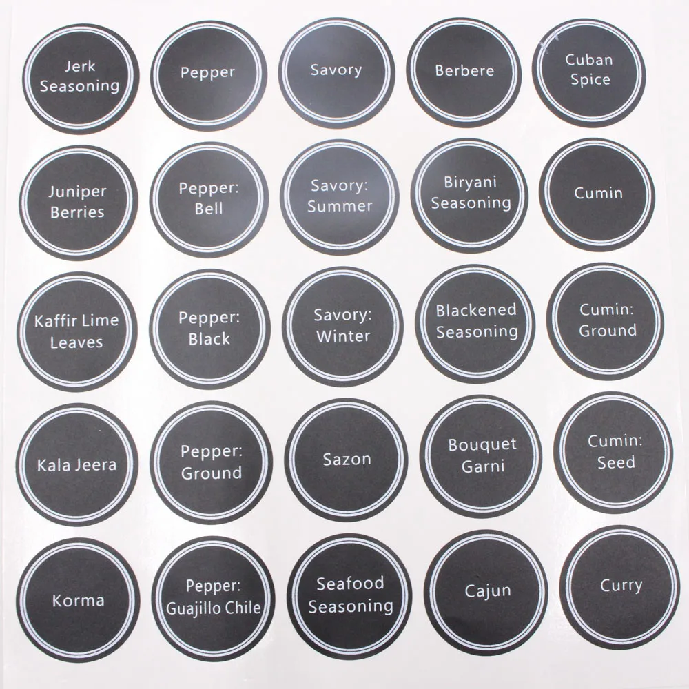 13pcs Chalkboard Label Reusable Blackboard Stickers For The Kitchen Pantry Mason Jars Wine Glasses