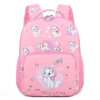 

children cartoon kindergarten School Bags Pink Lovely cat Backpack Fashion Girls Travel bags 1-3years old kids Mochilas