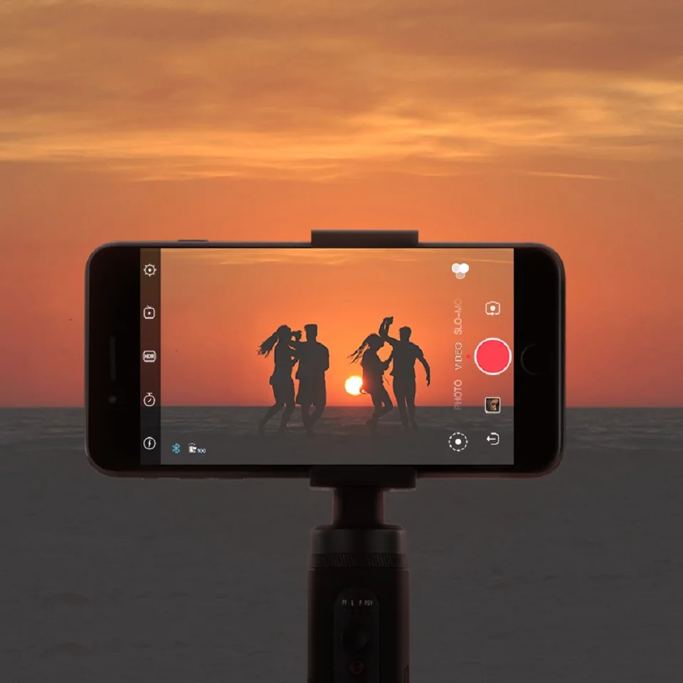 Zhiyun Smooth Q2 3-осевой ручной шарнирный стабилизатор для камеры GoPro для смартфонов экшн Камера Портативный Sjcam вертикальную съемку PK гладкой 4