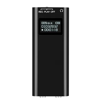 

With Back Clip For Meeting Lectures Audio Recorder Pen Office OLED Digital 3.5mm Jack Sound Dictaphone Mini Voice Activated