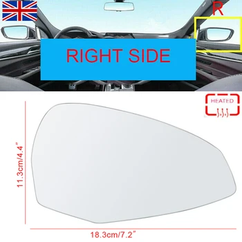 

MagicKit Right Side Wing Mirror Glass Heated Wide Angle For Audi A4 B9 15-2019 8W0857536H UK Stock Fast Shipping