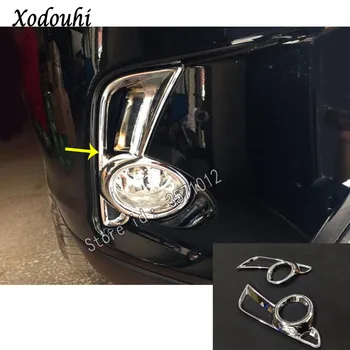 

Car Body Front Fog Light Lamp Detector Frame Stick Styling ABS Chrome Cover Trim Parts For Toyota Highlander 2018 2019 2020