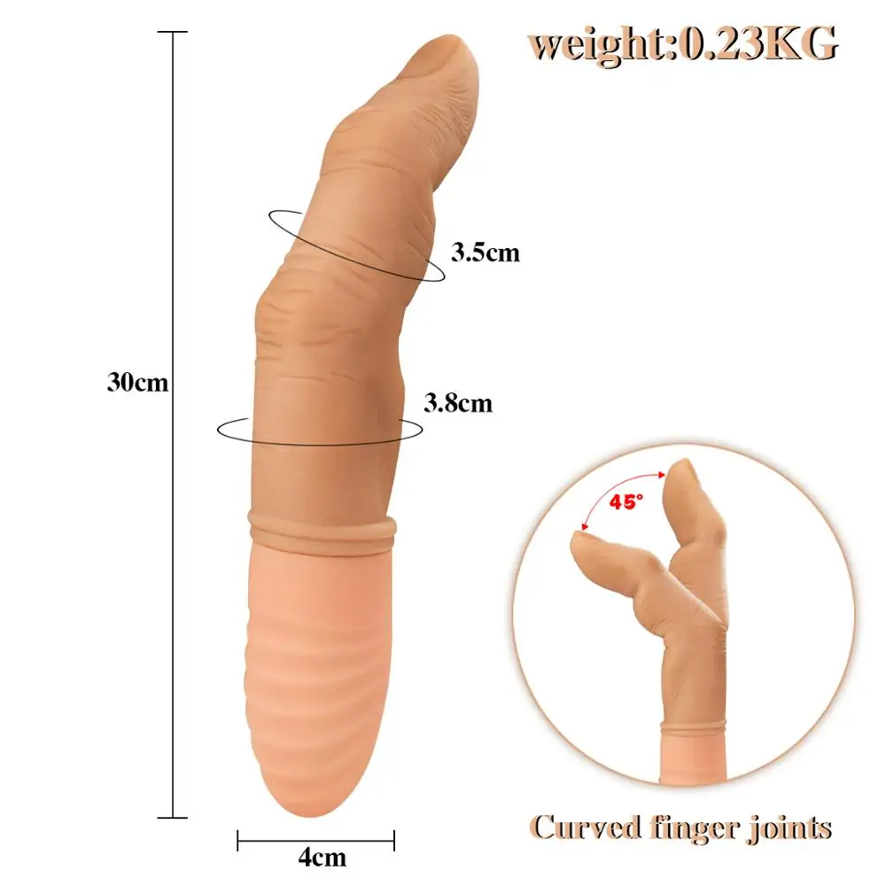 Sex Toys for Woman Finger Vibrators Clitoris Stimulation G Spot Massage Vibrating Lifelike Finger Vibrator Adult Sex Product