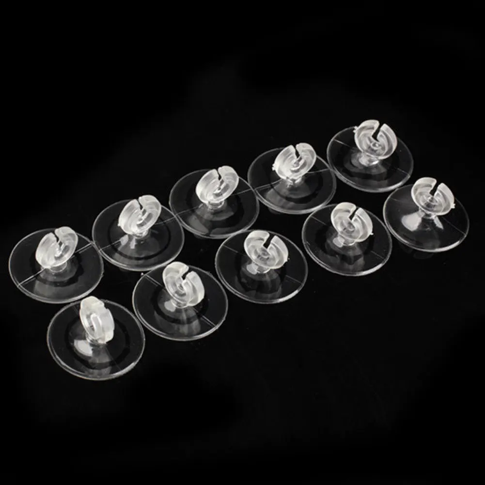 10pcs/lot Plastic Aquarium Suction Cup Holder Fish Tank Sucker Sucker for Fish Tank Pump Airline Tube Holder Aquarium Accessory