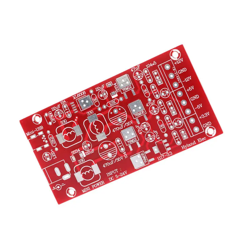 Diy Usb 5-24V Boost с одним поворотом двойной блок питания линейный регулятор источник питания с несколькими выходами комплект питания