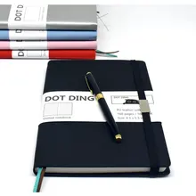 Bullet Journal A5 размер точечная бумага, кожаный мягкий переплет, 80 листов, слоновая кость белая бумага 100 GSM, блокнот ручной работы планировщик